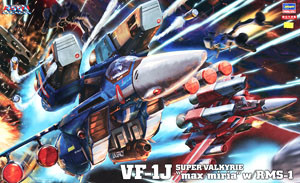 VF-1J Super Valkyrie (Max/Miria w/RMS-1), Choujikuu Yousai Macross, Hasegawa, Model Kit, 1/48, 4967834658271